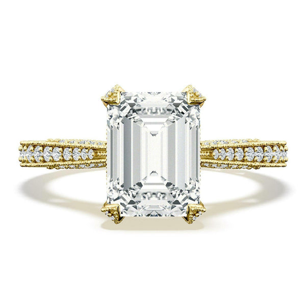 Simply TACORI RoyalT | Emerald Solitaire Engagement Ring