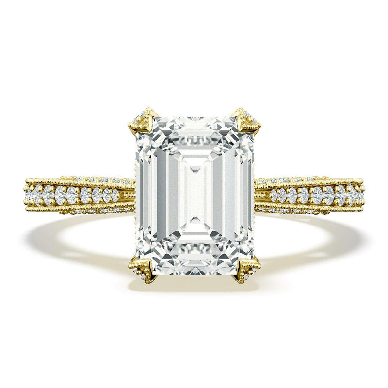 Simply TACORI RoyalT | Emerald Solitaire Engagement Ring