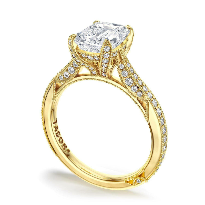 Simply TACORI RoyalT | Emerald Solitaire Engagement Ring